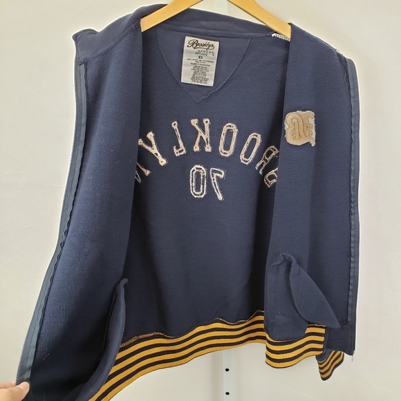 Brooklyn Express Blue & Gold Varsity Jacket size XL - Picture 9 of 10